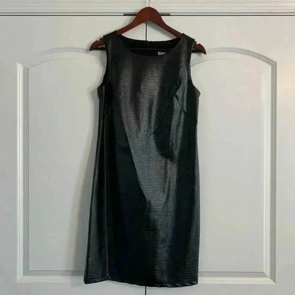 Shelby & Palmer Faux Croc Skin Sheath Dress​​ - Picture 7 of 8